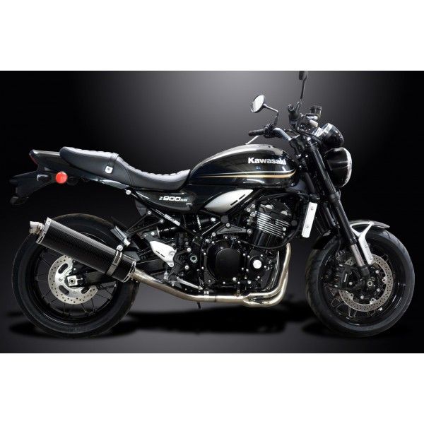 Delkevic volledig systeem Oval Carbon 450mm - Z900RS 2018-2020