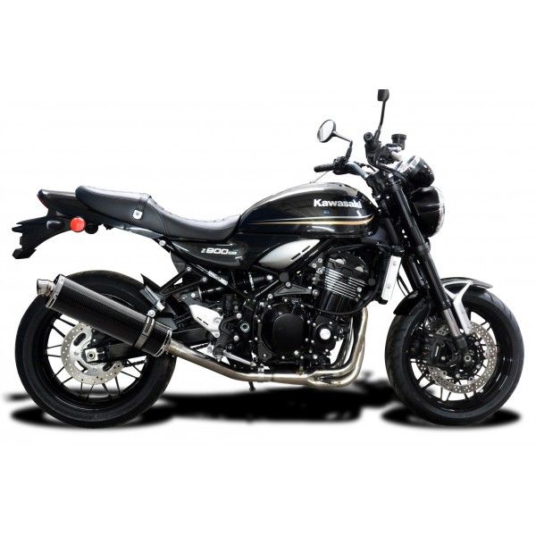 Delkevic volledig systeem Oval Carbon 450mm - Z900RS 2018-2020