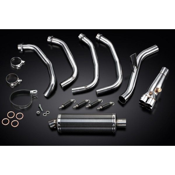 Delkevic volledig systeem Oval Carbon 350mm - Z900RS 2018-2020