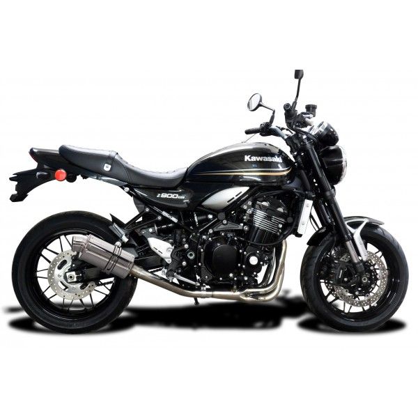 Delkevic volledig systeem Oval RVS 225mm - Z900RS 2018-2020