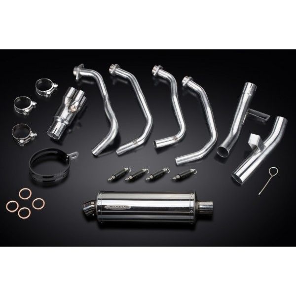 Delkevic volledig systeem Oval RVS 350mm - KLZ1000 1000 VERSYS (2015-2018)