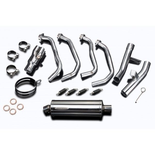 Delkevic volledig systeem Oval RVS 350mm - KLZ1000 1000 VERSYS (2015-2018)