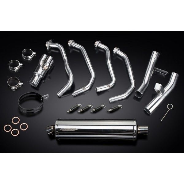 Delkevic volledig systeem Oval RVS 450mm - KLZ1000 1000 VERSYS (2015-2018)