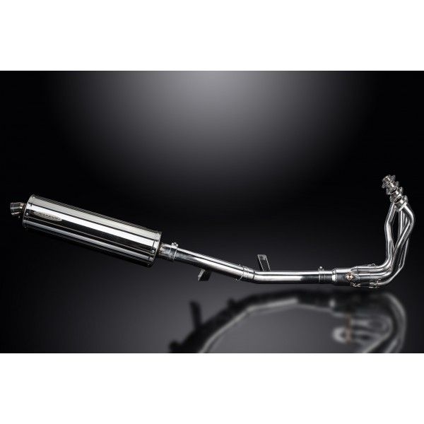 Delkevic volledig systeem Oval RVS 450mm - KLZ1000 1000 VERSYS (2015-2018)