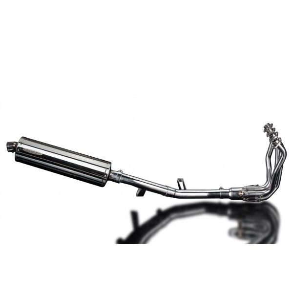 Delkevic volledig systeem Oval RVS 450mm - KLZ1000 1000 VERSYS (2015-2018)