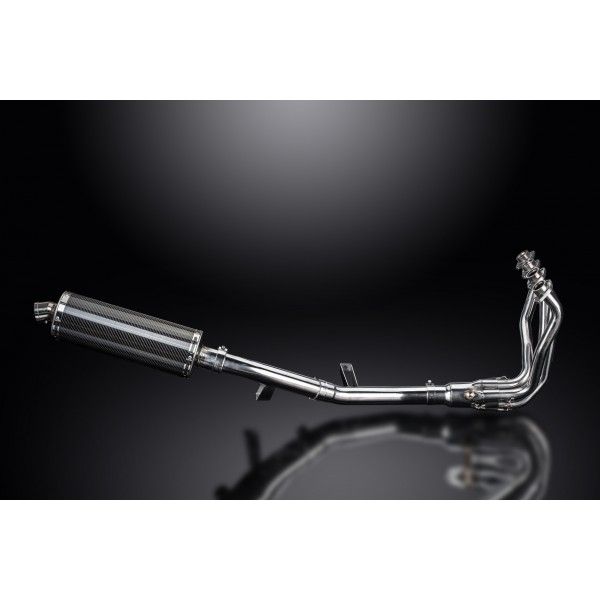 Delkevic volledig systeem Oval Carbon 350mm - KLZ1000 1000 VERSYS (2015-2018)