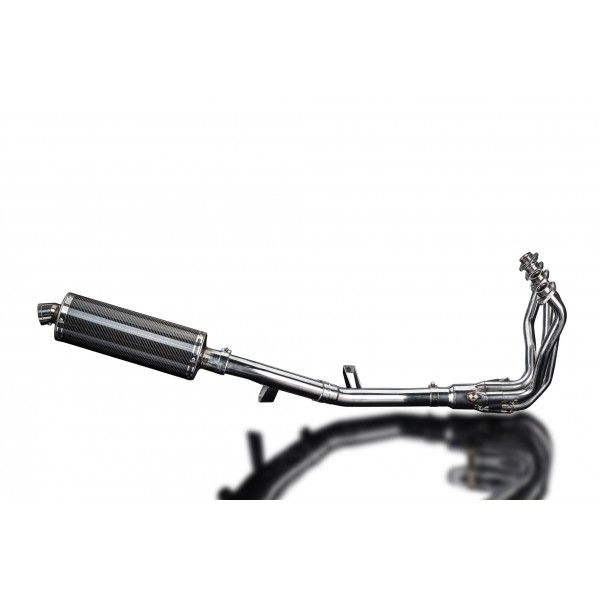 Delkevic volledig systeem Oval Carbon 350mm - KLZ1000 1000 VERSYS (2015-2018)