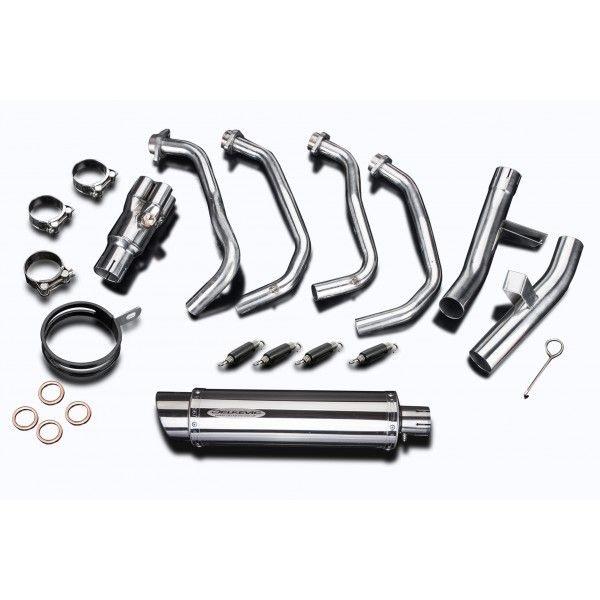 Delkevic volledig systeem Round RVS 350mm - KLZ1000 1000 VERSYS (2015-2018)