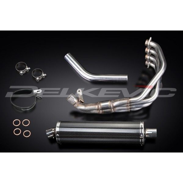 Delkevic volledig systeem Oval Carbon 450mm - CBR900RR FIREBLADE (1992-1999)