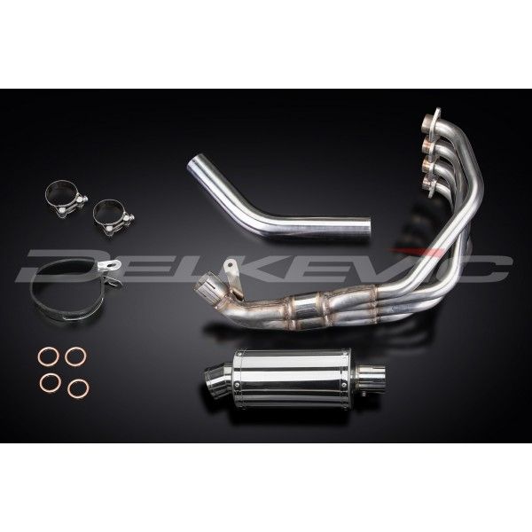 Delkevic volledig systeem Oval RVS 225mm - CBR900RR FIREBLADE (1992-1999)