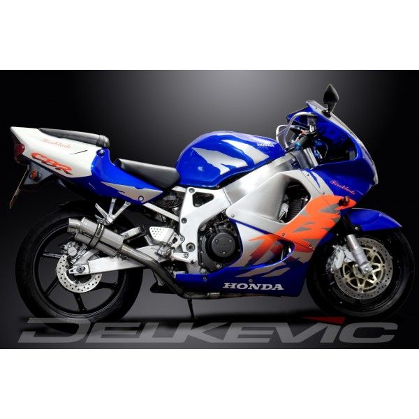 Delkevic volledig systeem Oval RVS 225mm - CBR900RR FIREBLADE (1992-1999)