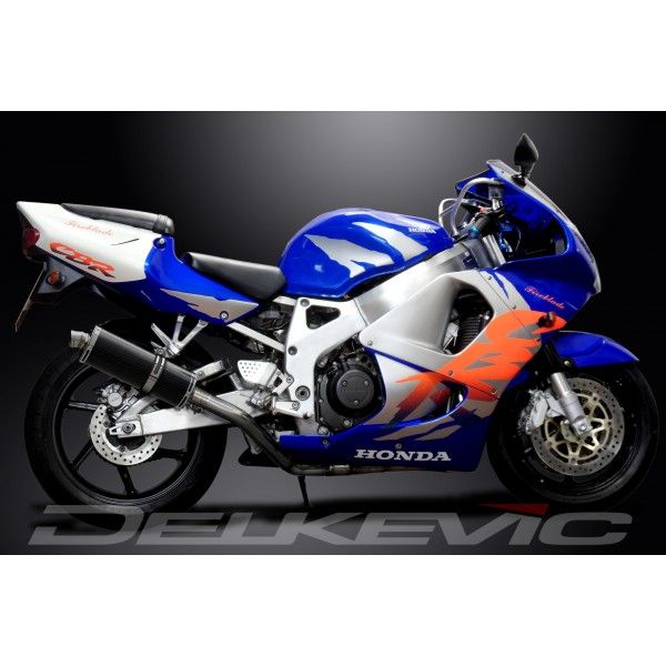 Delkevic volledig systeem Oval Carbon 350mm - CBR900RR FIREBLADE (1992-1999)