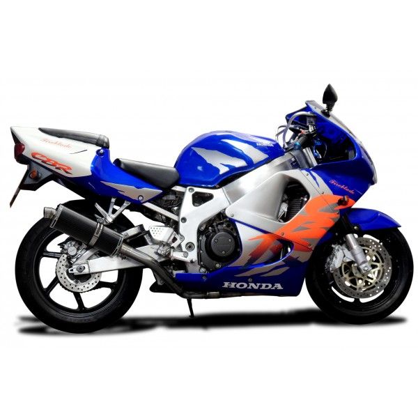 Delkevic volledig systeem Oval Carbon 350mm - CBR900RR FIREBLADE (1992-1999)