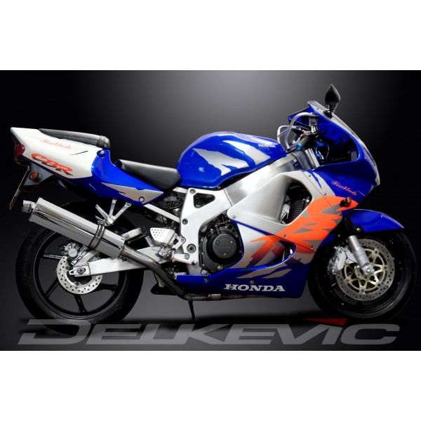 Delkevic volledig systeem Oval RVS 450mm - CBR900RR FIREBLADE (1992-1999)