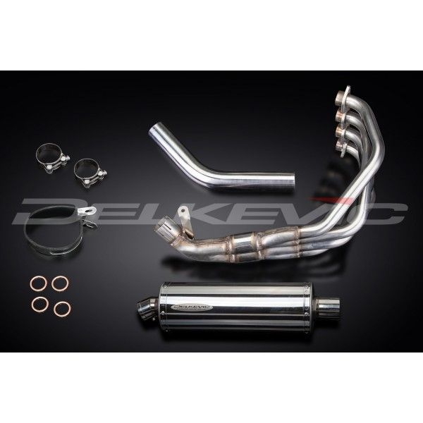 Delkevic volledig systeem Oval RVS 350mm - CBR900RR FIREBLADE (1992-1999)
