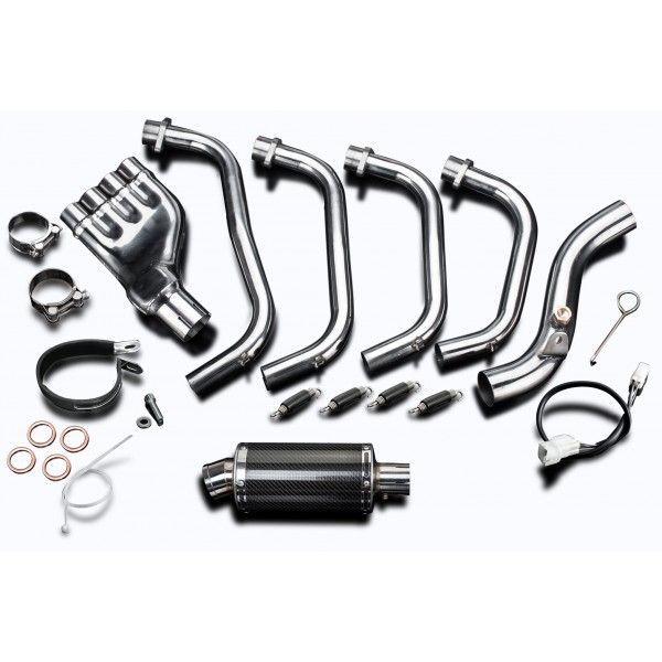 Delkevic volledig systeem Oval Carbon 225mm - CB600F HORNET (2007-2013)