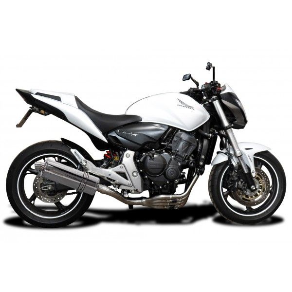 Delkevic volledig systeem Oval RVS 350mm - CB600F HORNET (2007-2013)