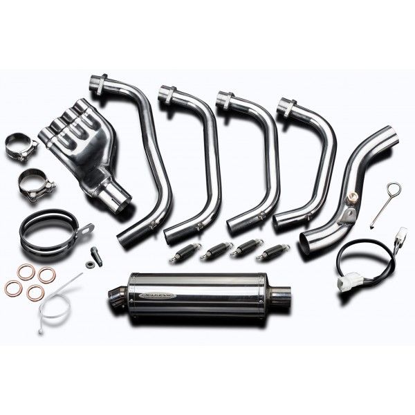 Delkevic volledig systeem Oval RVS 350mm - CB600F HORNET (2007-2013)