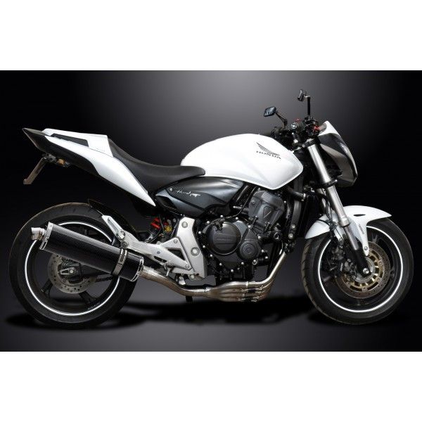 Delkevic volledig systeem Oval Carbon 450mm - CB600F HORNET (2007-2013)