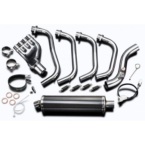 Delkevic volledig systeem Oval Carbon 450mm - CB600F HORNET (2007-2013)