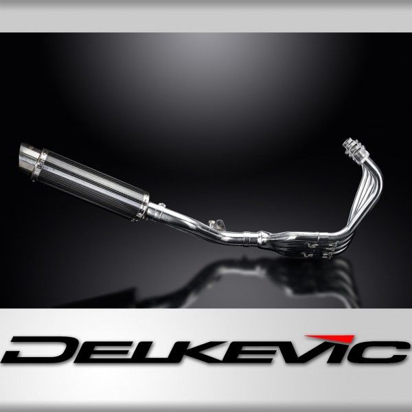 Delkevic volledig systeem Round Carbon 350mm - CB600F HORNET (2007-2013)