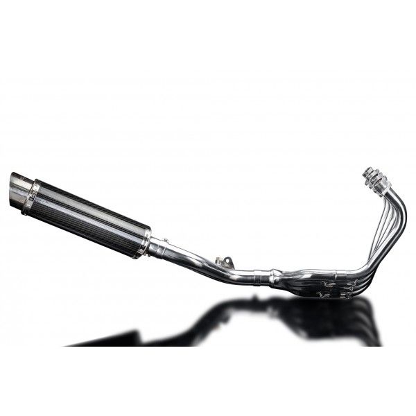 Delkevic volledig systeem Round Carbon 350mm - CB600F HORNET (2007-2013)