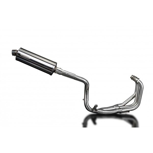 Delkevic volledig systeem Oval RVS 350mm - CB600F HORNET (1998-2002)