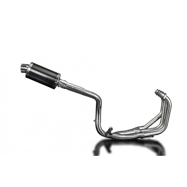 Delkevic volledig systeem Oval Carbon 225mm - CB600F HORNET (1998-2002)