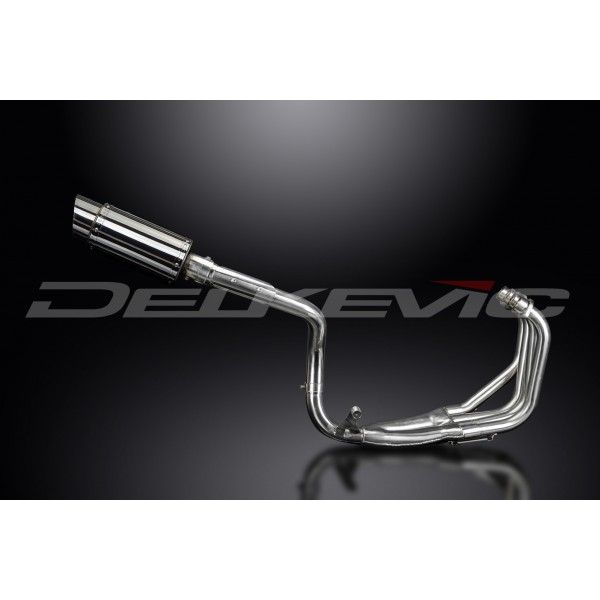 Delkevic volledig systeem Round RVS 200mm - CB600F HORNET (1998-2002)