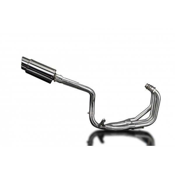 Delkevic volledig systeem Round RVS 200mm - CB600F HORNET (1998-2002)