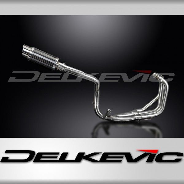 Delkevic volledig systeem Round Carbon 200mm - CB600F HORNET (1998-2002)