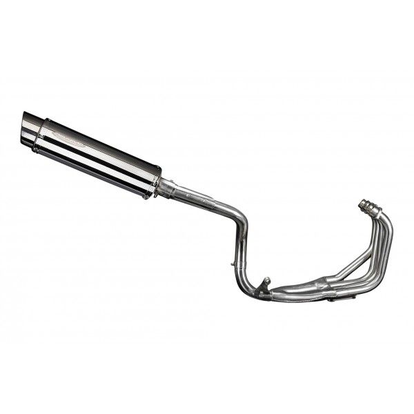 Delkevic volledig systeem Round RVS 350mm - CB600F HORNET (1998-2002)