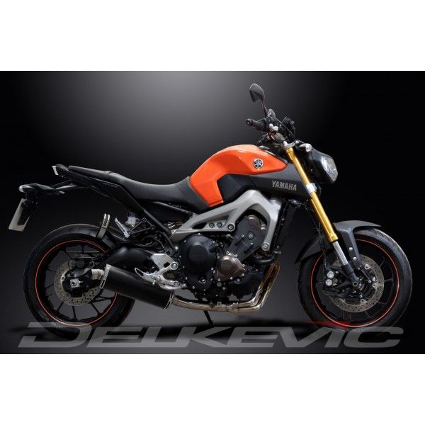 Delkevic volledig systeem Oval Carbon 350mm - MT-09 (2015-2020)