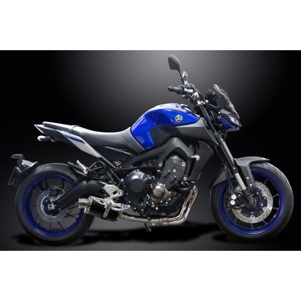 Delkevic volledig systeem Oval Carbon 225mm - MT-09 (2015-2020)