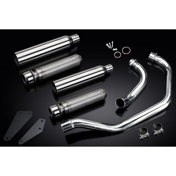 Delkevic volledig systeem Round RVS 410mm - XV535 (1987-2003)