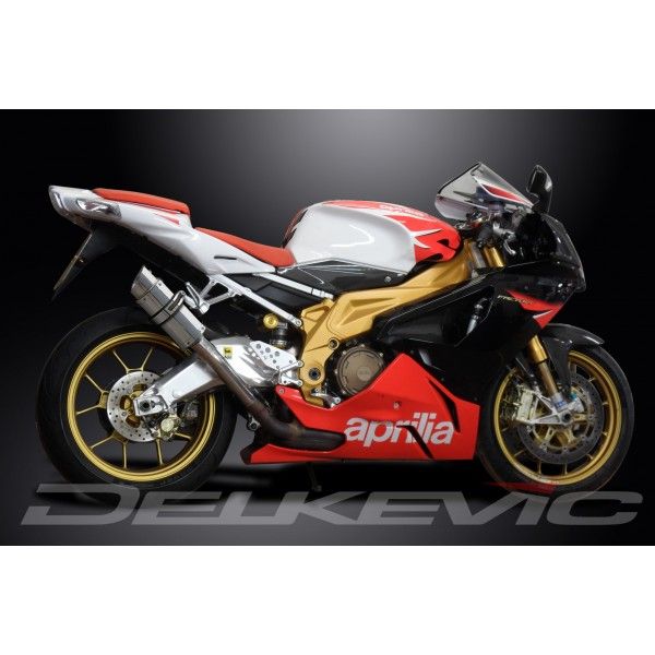 Delkevic slip-on kit Round RVS 200mm - TUONO1000R/ FACTORY (2006-2010)