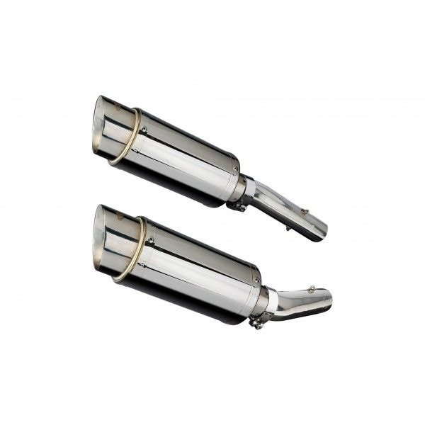 Delkevic slip-on kit Round RVS 200mm - TUONO1000R/ FACTORY (2006-2010)