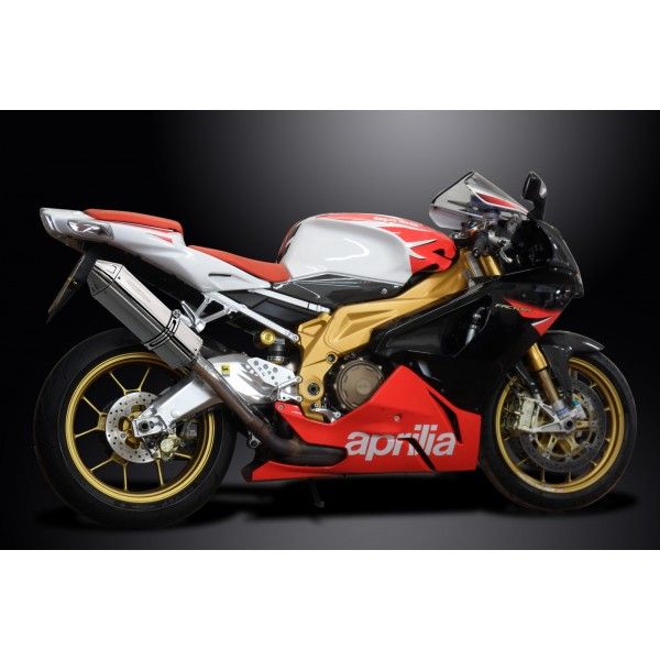 Delkevic slip-on kit Tri-Oval RVS 320mm - TUONO1000R/ FACTORY (2006-2010)