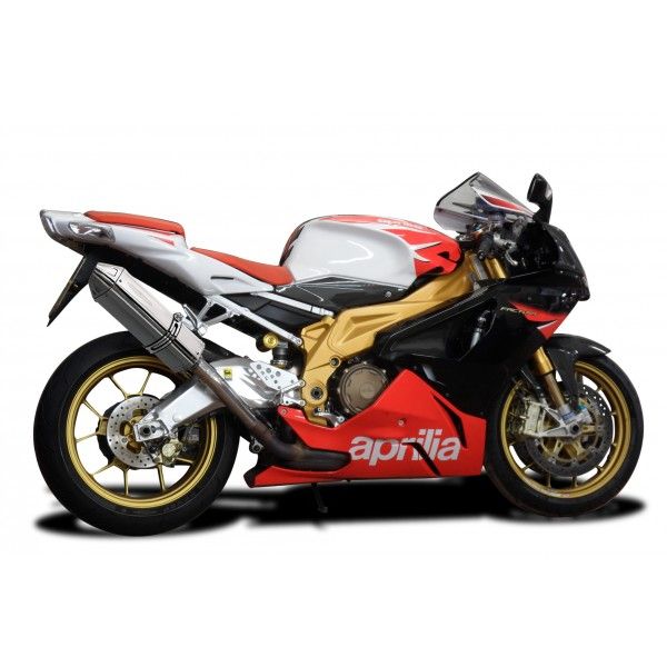 Delkevic slip-on kit Tri-Oval RVS 320mm - TUONO1000R/ FACTORY (2006-2010)