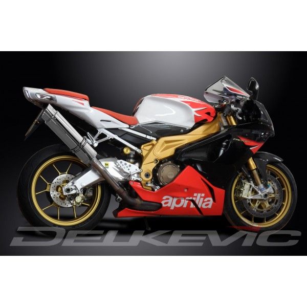 Delkevic slip-on kit Round RVS 350mm - TUONO1000R/ FACTORY (2006-2010)
