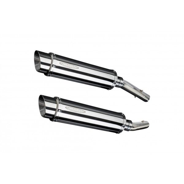 Delkevic slip-on kit Round RVS 350mm - TUONO1000R/ FACTORY (2006-2010)