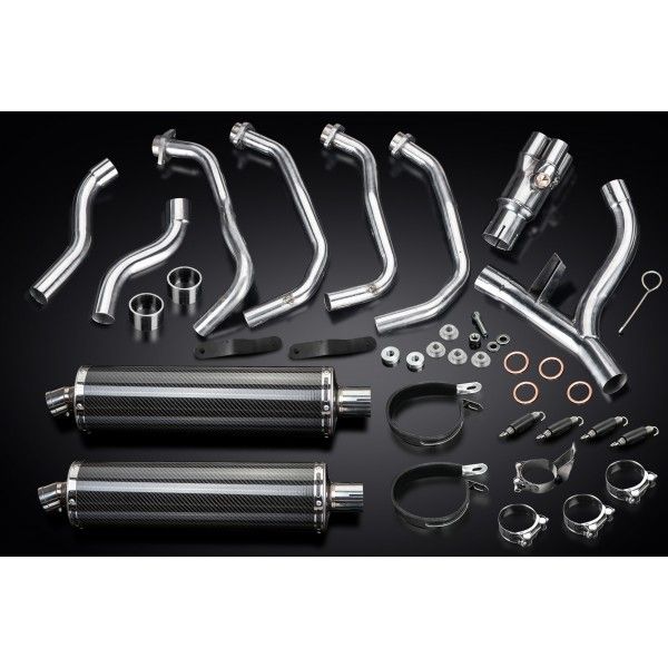Delkevic volledig systeem Oval Carbon 450mm - Z1000SX Z1000 (2010-2020)
