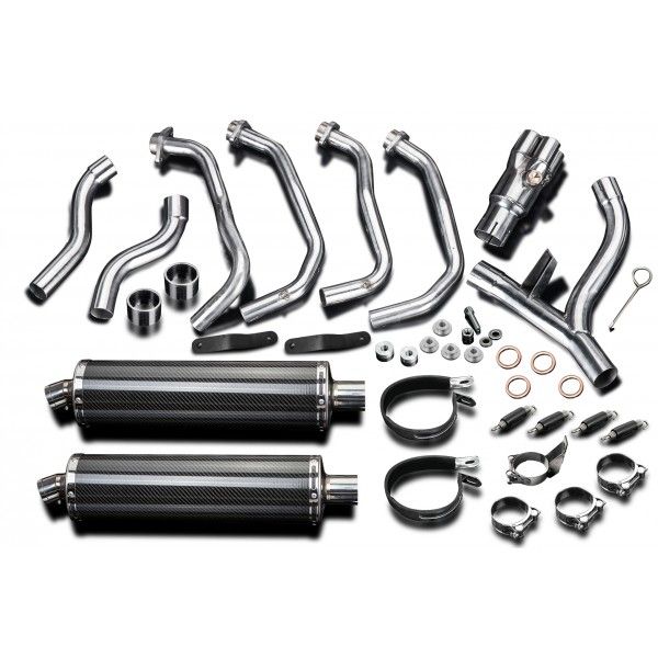 Delkevic volledig systeem Oval Carbon 450mm - Z1000SX Z1000 (2010-2020)