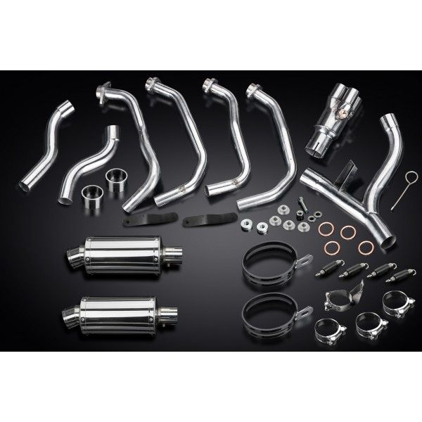 Delkevic volledig systeem Oval RVS 225mm - Z1000SX Z1000 (2010-2020)