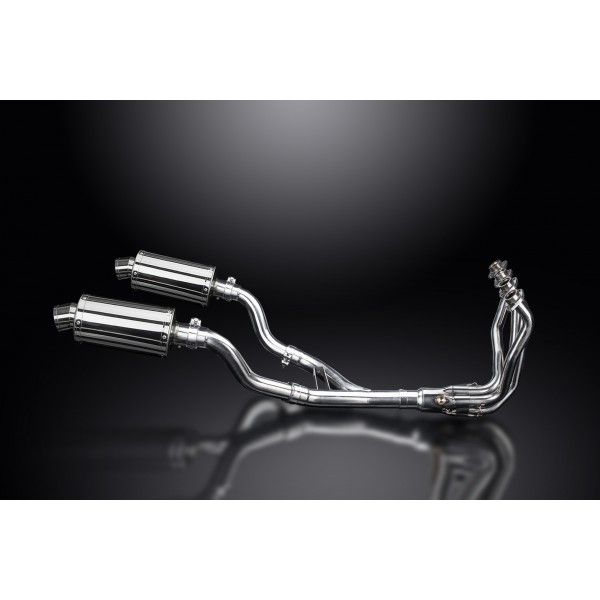 Delkevic volledig systeem Oval RVS 225mm - Z1000SX Z1000 (2010-2020)
