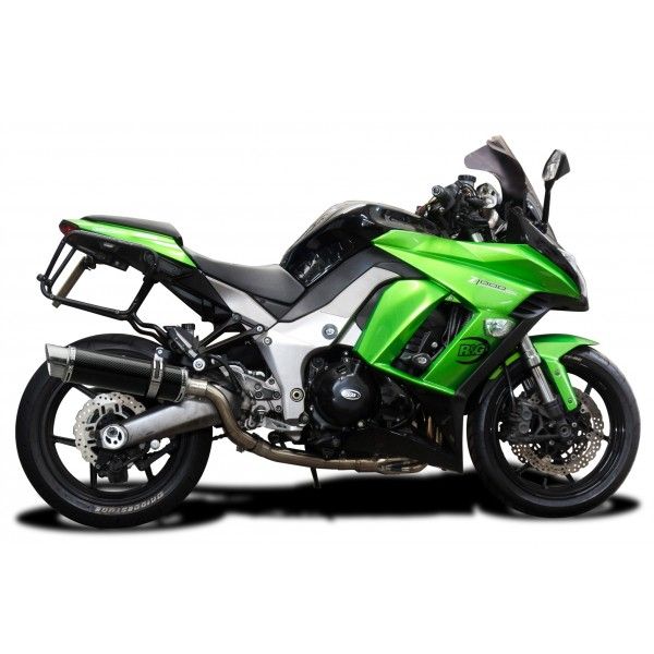 Delkevic volledig systeem Round Carbon 350mm - Z1000SX Z1000 (2010-2020)