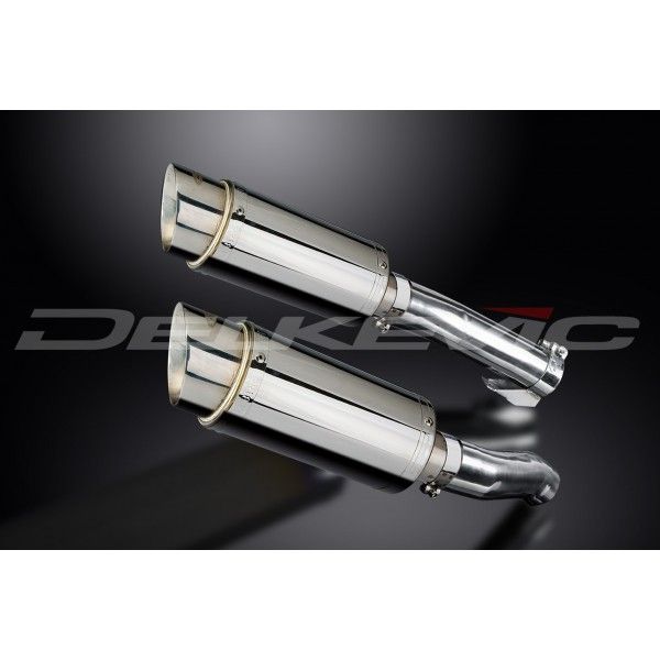 Delkevic slip-on kit Round RVS 200mm - Z1000SX (2010-2019)