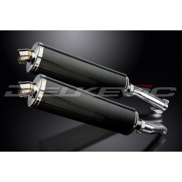 Delkevic slip-on kit Oval Carbon 450mm - Z1000SX (2010-2019)