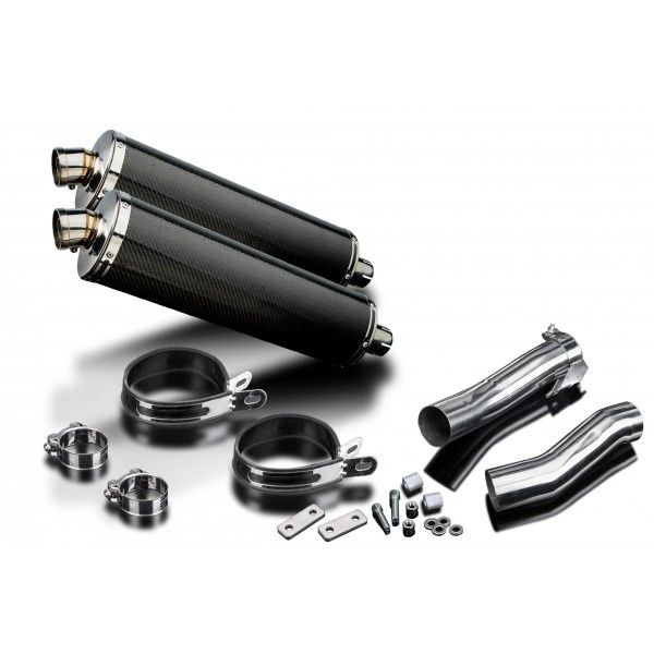 Delkevic slip-on kit Oval Carbon 450mm - Z1000SX (2010-2019)