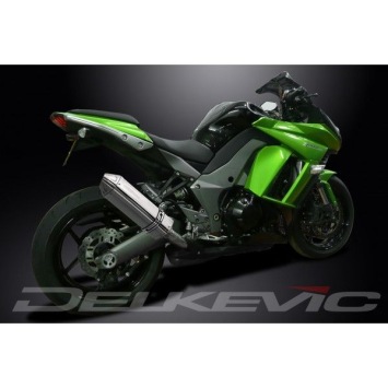 Delkevic slip-on kit Tri-Oval RVS 320mm - Z1000SX (2010-2019)